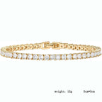 Golden zircon bracelet
