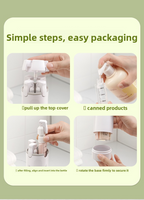 4-in-1 Travel Toiletry Dispenser – Leak-Proof Refillable Bottles