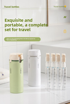 4-in-1 Travel Toiletry Dispenser – Leak-Proof Refillable Bottles
