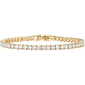 Golden zircon bracelet