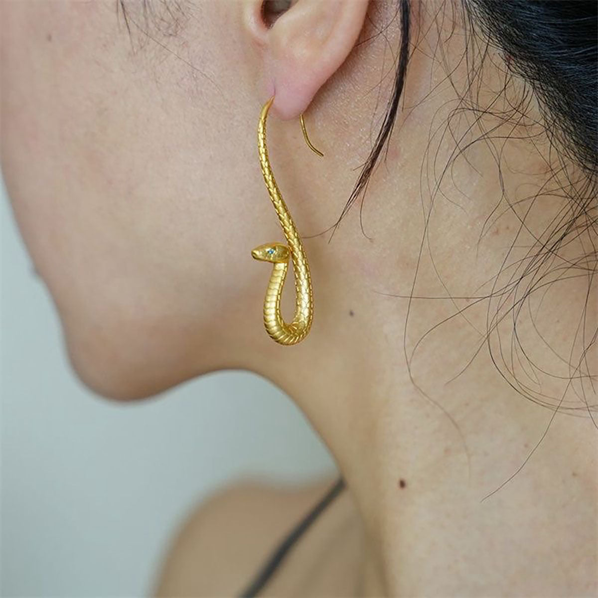 Snake earrings