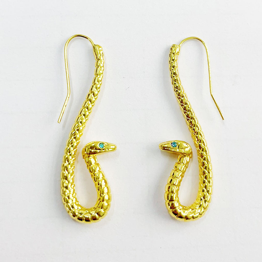 Snake earrings