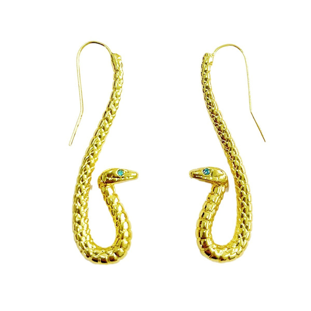Snake earrings