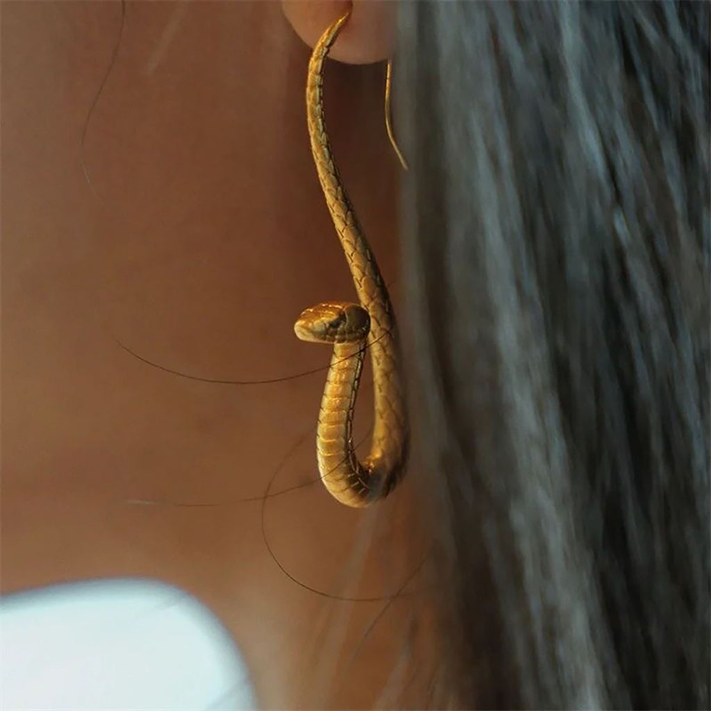 Snake earrings