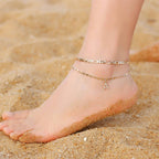 26-letter zircon anklet