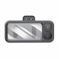 Waterproof Bathroom Phone Holder with Bluetooth Speaker - Black